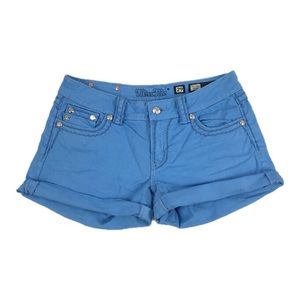 Miss Me Powder Blue Jean Shorts Sz 29